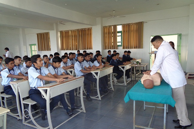 CPR Training program for students at Dr. Vithalrao Vikhe Patil Medical College